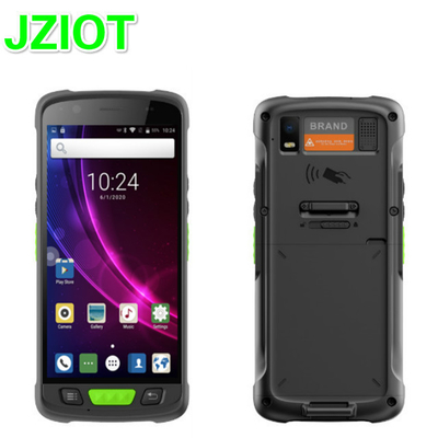 JZIOT V9000P 5.5 pouces Portable Android 9.0 UHF HF LF RFID Reader 1D 2D Scanner de code à barres PDA