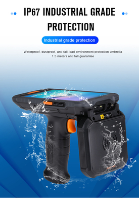 Scanner de code à barres Android 2025 9000mAh Portable robuste Android 11 PDA 4G Données Wi-Fi RFID Inventaire 1D/2D/QR Scanner d'inventaire