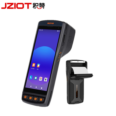 4G LTE IP65 PDA Terminal 3+32GB 5,5 pouces Android 11 Numériseur de codes à barres portable Réglage de données robuste PDA avec imprimante en stock